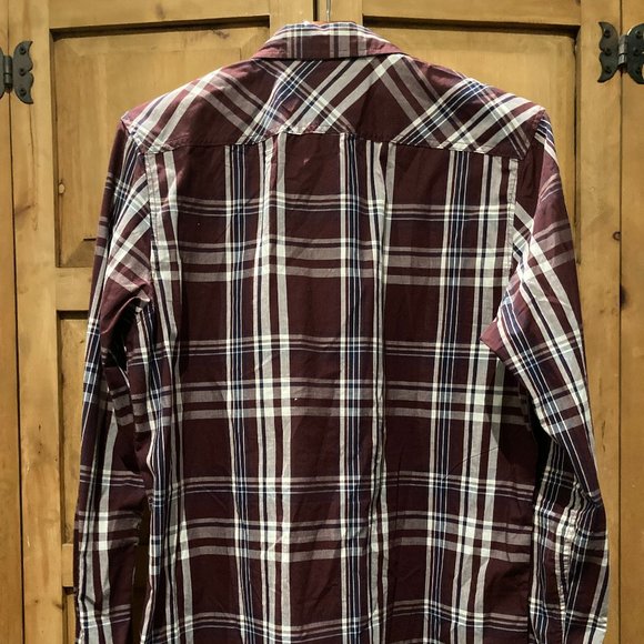 American Rag CIE Large Snap Up Casual Long Sleeve Shirt - Picture 2 of 3